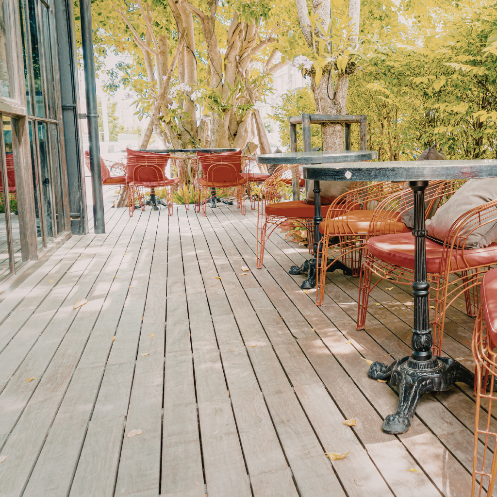 New Decked Patios in Bromborough
