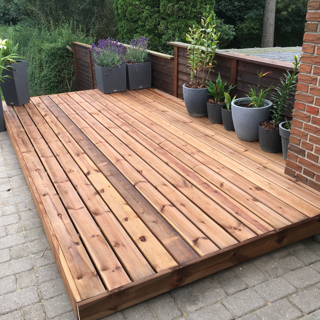 Patio Decking in Bromborough